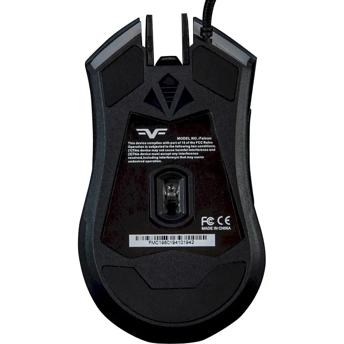 Миша Frime Falcon USB Black (FMC1980) - фото 7