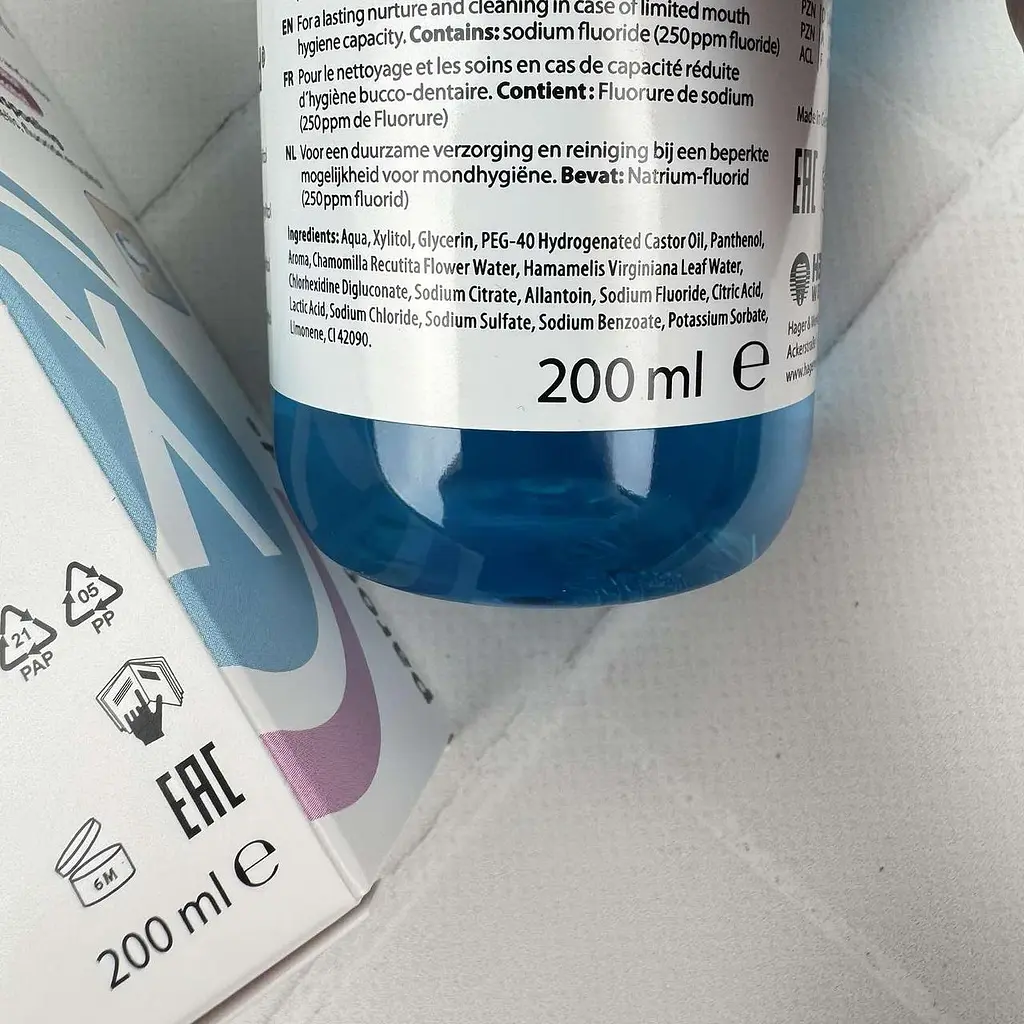 Ополіскувач для ротової порожнини Miradent Paroguard з CHX 0,20% 200 мл - фото 3