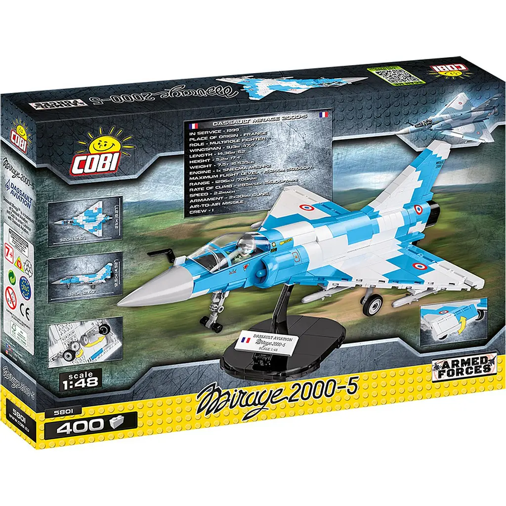 Конструктор Cobi Літак Mirage 2000-5 400 деталей (COBI-5801) - фото 2