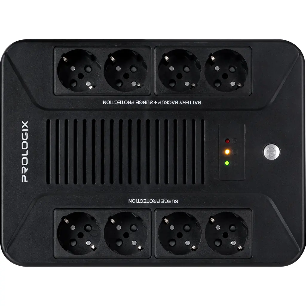 Пристрій безперебійного живлення Prologix 650VA 360W (PLP650VA8LED) - фото 5