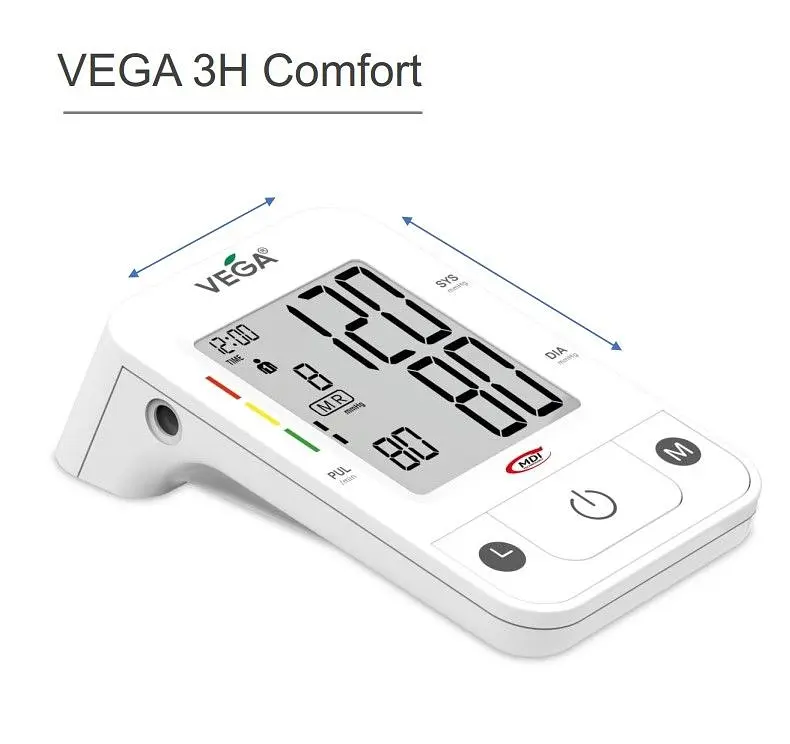 Тонометр Vega 3H Comfort автоматический Type-C на плечо - фото 4