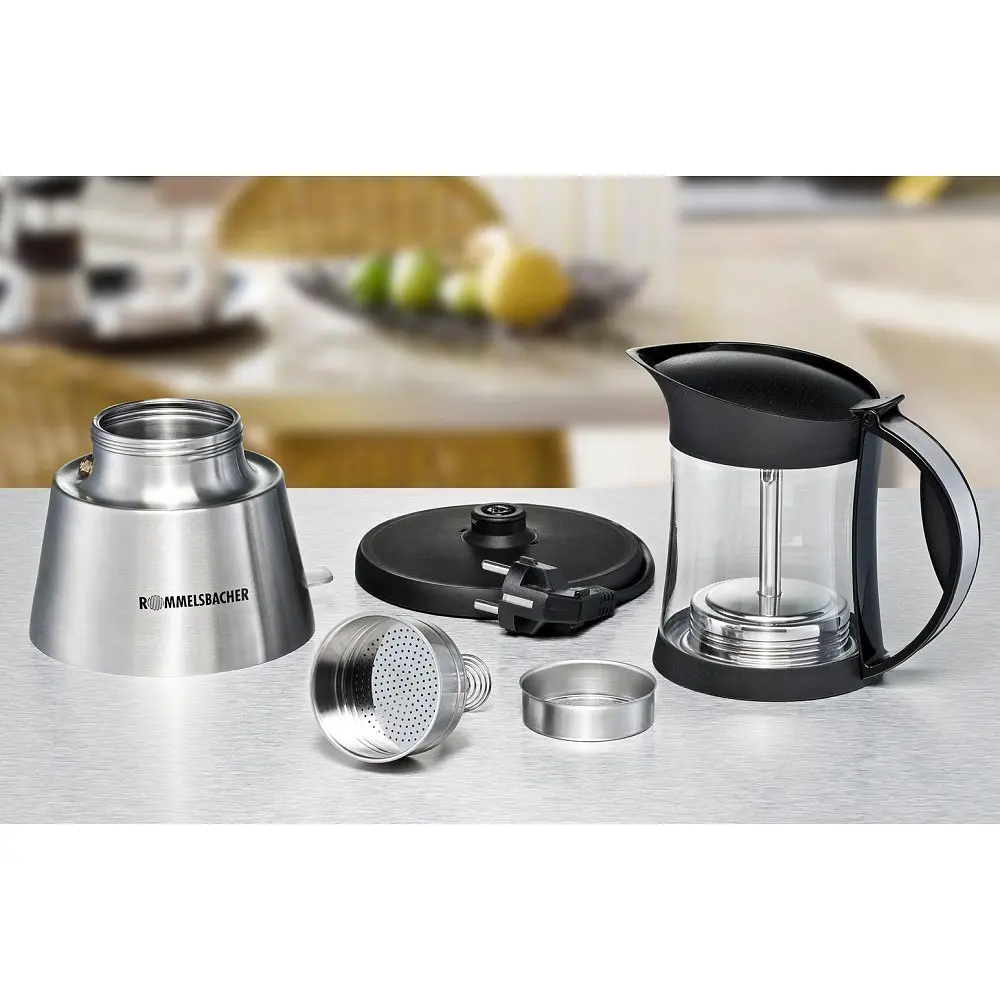 Кофеварка эспрессо Rommelsbacher EKO 376/G - фото 4