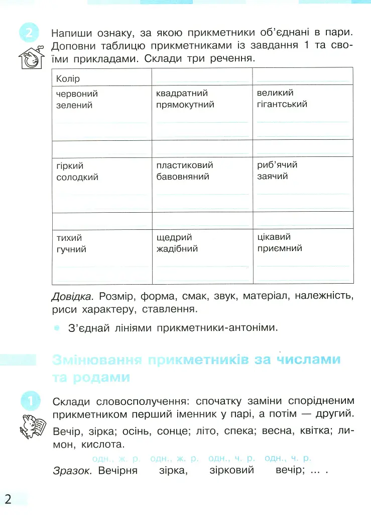 Українська мова та читання. 4 клас. Робочий зошит у 2-х частинах. Частина 2 - фото 3