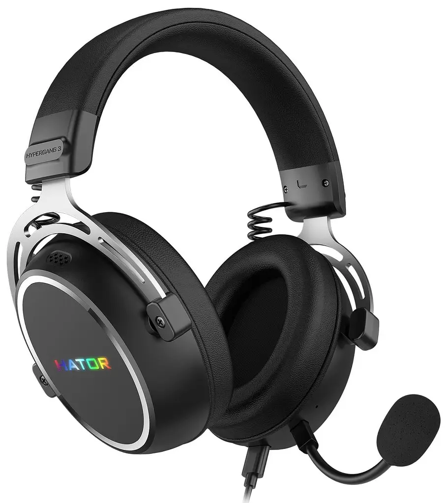 Ігрова гарнітура HATOR Hypergang 3 Hi-Res USB7.1 Black (ESH50)