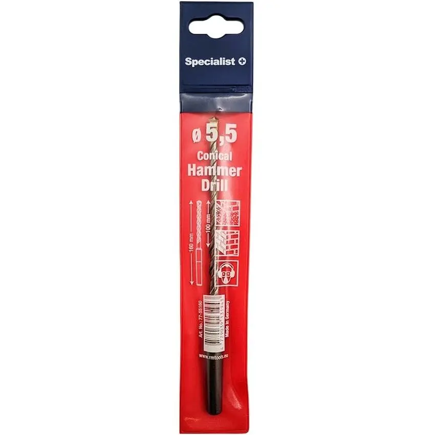 Бур Specialist+ Premium Sds-plus конусный 5.5x100/160 мм (77-55160) - фото 2