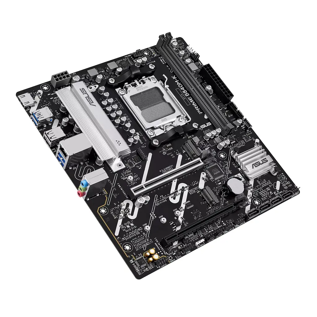 ASUS Материнська плата PRIME B840M-K sAM5 B840 2xDDR5 M.2 HDMI mATX - фото 3
