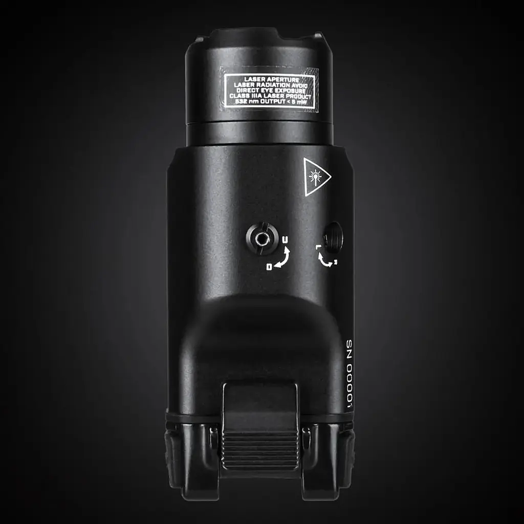Фонарь подствольный тактический Mactronic Hussar GL 900 лм 220 м Cree XP-L зеленый лазер 532 нм Picatinny Glock CR123A RCR123A IPX - фото 2