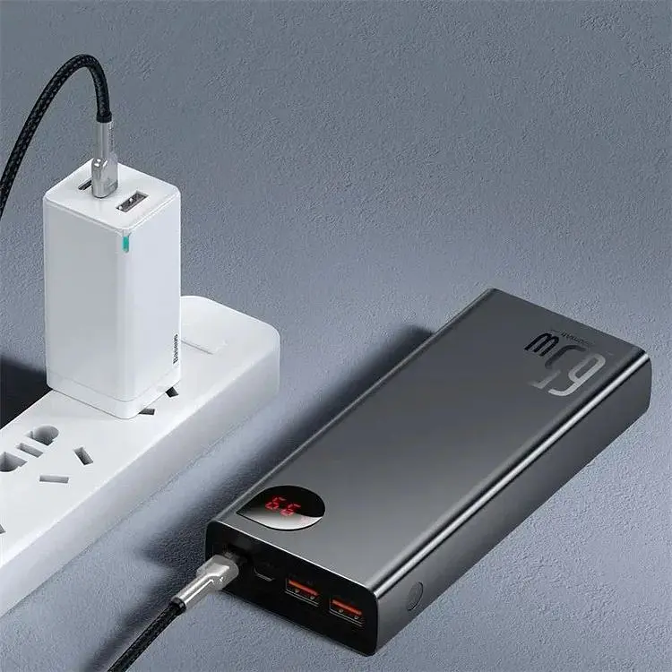Портативная батарея Baseus Adaman Metal Digital Display 20000 mAh 65W PPIMDA-D01 - фото 6