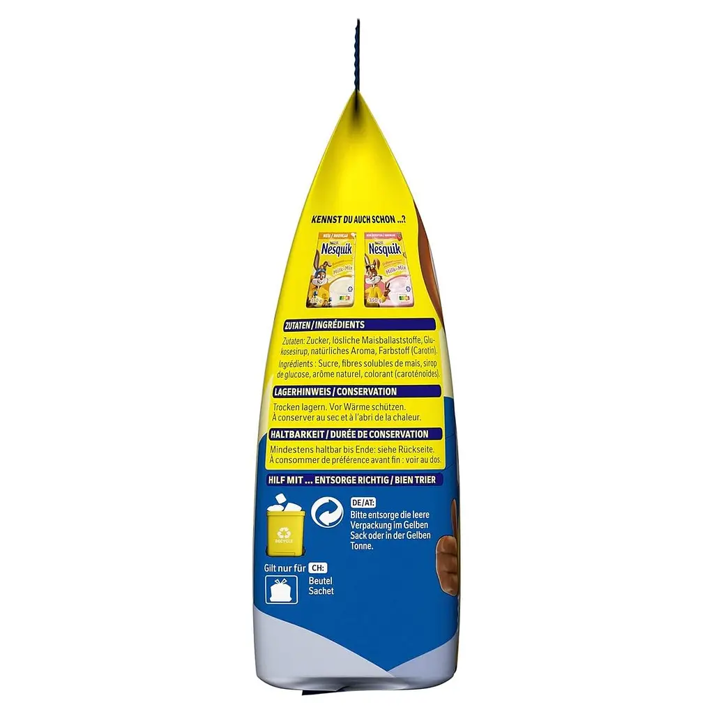 Молочний напій Nestle Nesquik Milk Mix Vanilla Flavour 350 г - фото 4