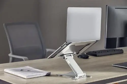 Підставка для ноутбука до 15.6" Gembird NBS-D1-03, Silver, алюмінієва - фото 4