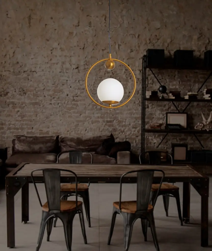 Люстра Brille молекула подвесная E27 60W BZ (BL-866S/1) - фото 9