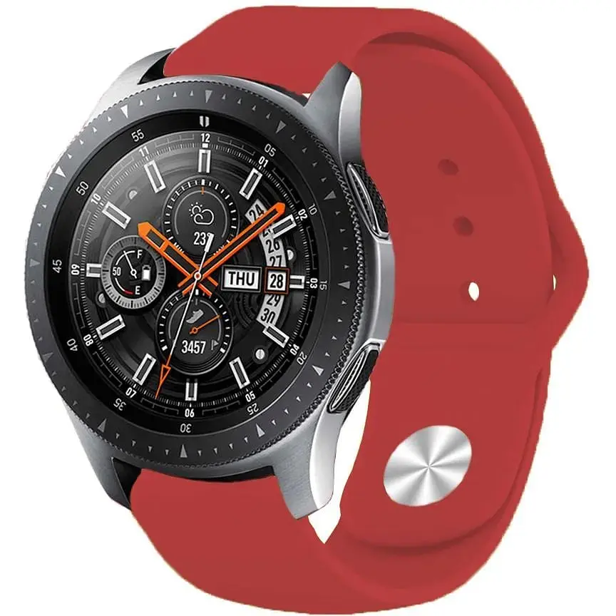 Силиконовый ремешок BeCover для Nokia / Withings Steel / Steel HR Red (706268) - фото 3