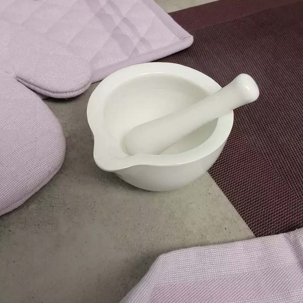 Ступка керамічна з товкачем KELA Paco, 10x6 см (10774) - фото 4