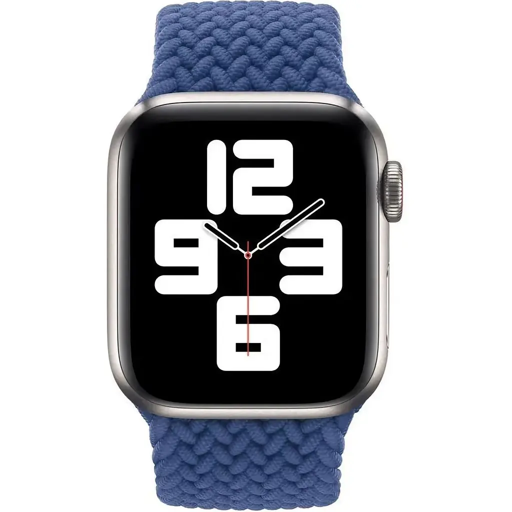 Ремешок Braided Solo Loop Band для Apple Watch 42/44/45/49mm Atlantic Blue Size 8 160mm [128548] - фото 2