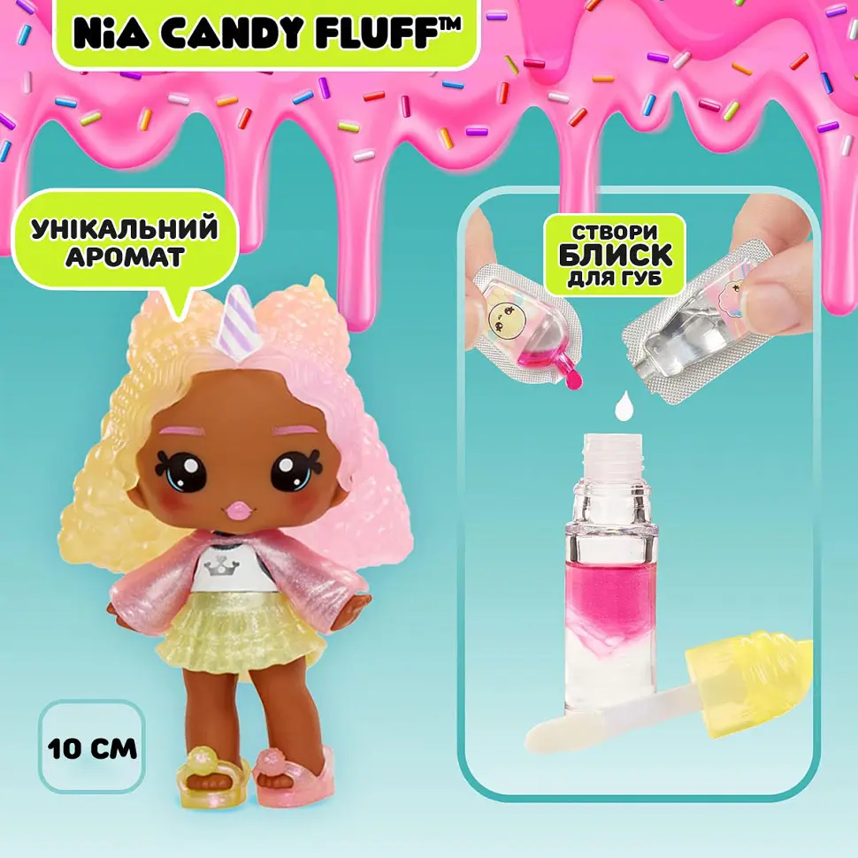 Ігровий набір Yummiland з лялькою та блиском для губ Нія Кенді 525462 - фото 6