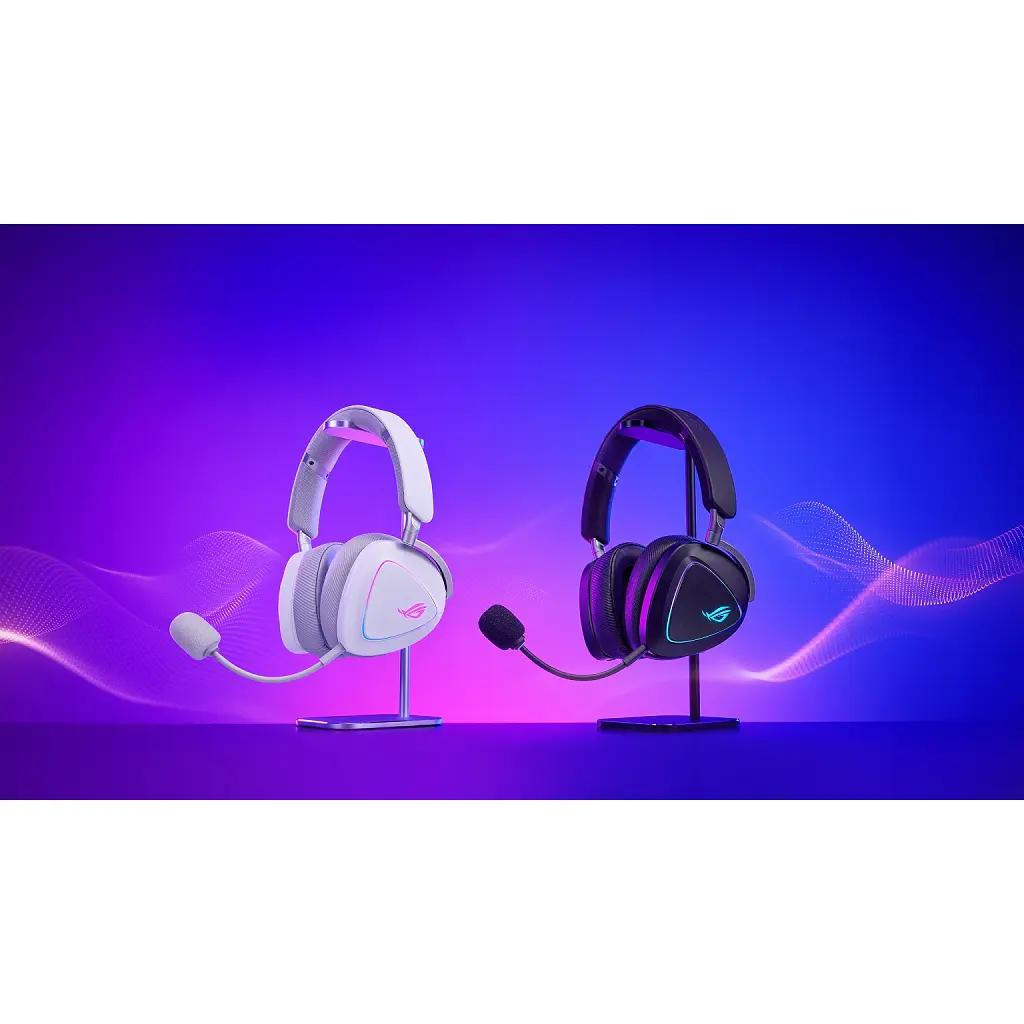 Навушники ASUS ROG Delta II White (90YH03W0-BHUA10) - фото 3