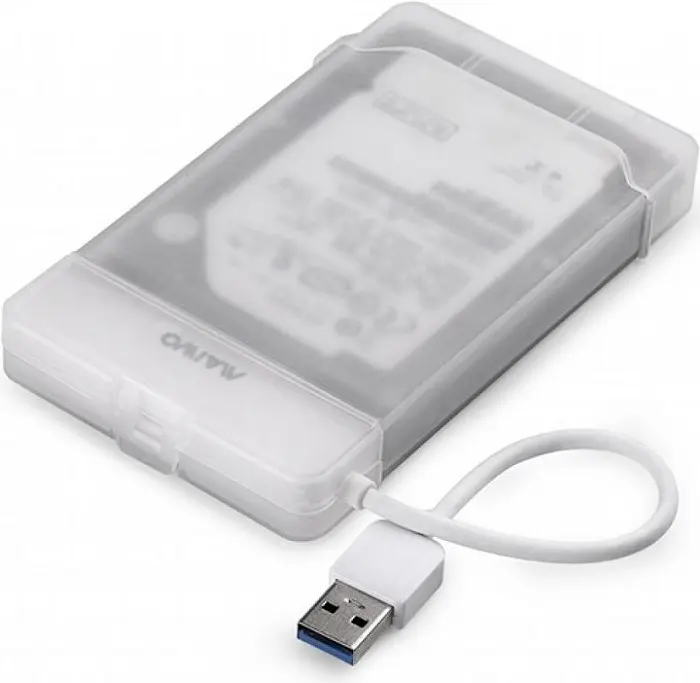 Кишеня зовнішня Maiwo K104-U3S 2.5" USB 3.0 white - фото 3