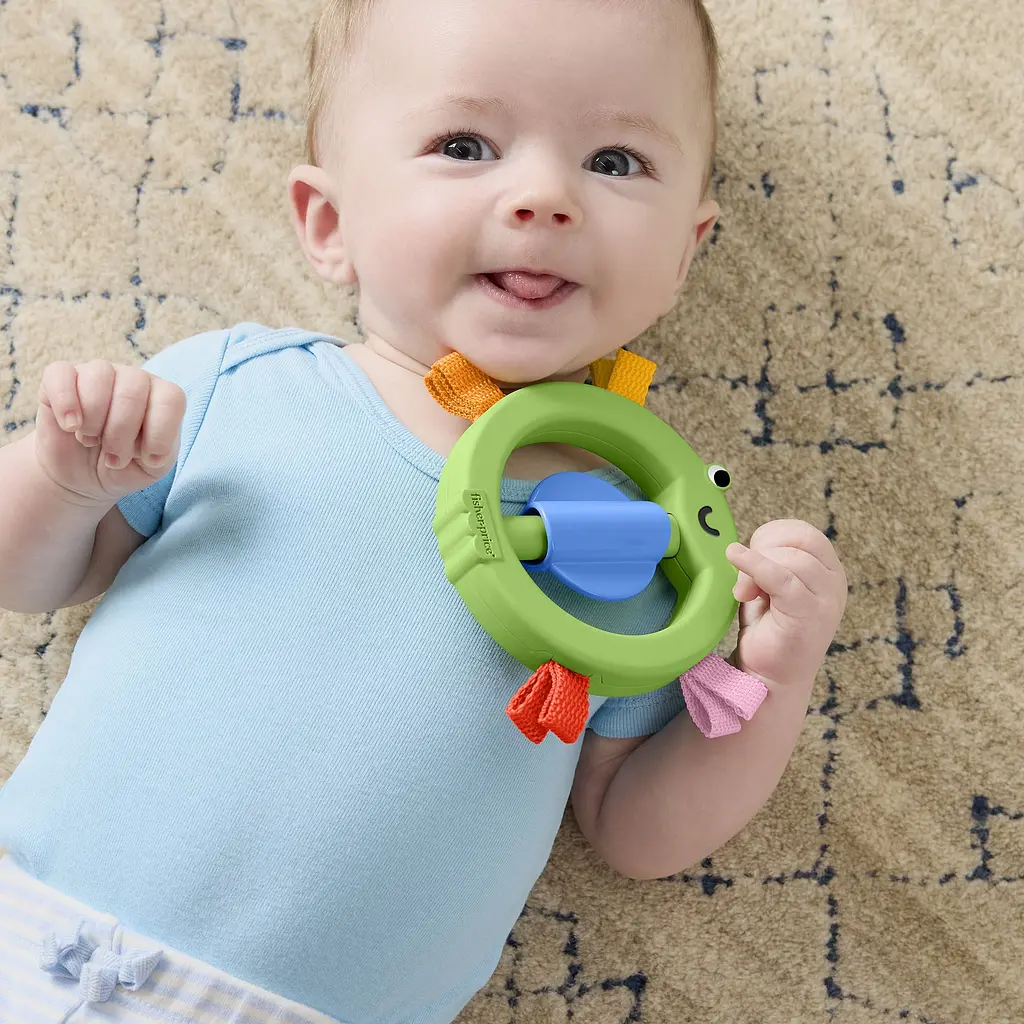 Брязкальце Fisher-Price Різнокольорові петельки в асортименті (JKW53) - фото 9