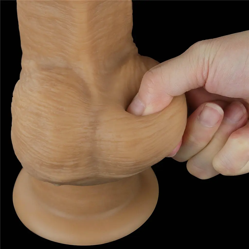 Фалоімітатор Lovetoy Handle Cock 12.5'', 32.8 см (тілесний) - фото 10