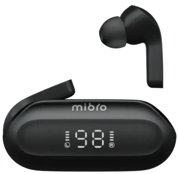 Наушники Mibro Earbuds 3 Black - фото 2
