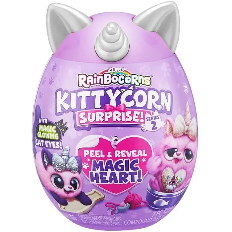 М'яка іграшка-сюрприз Rainbocorns Kittycorn Surprise S2 Rainbocorn-D (9279D) - фото 2