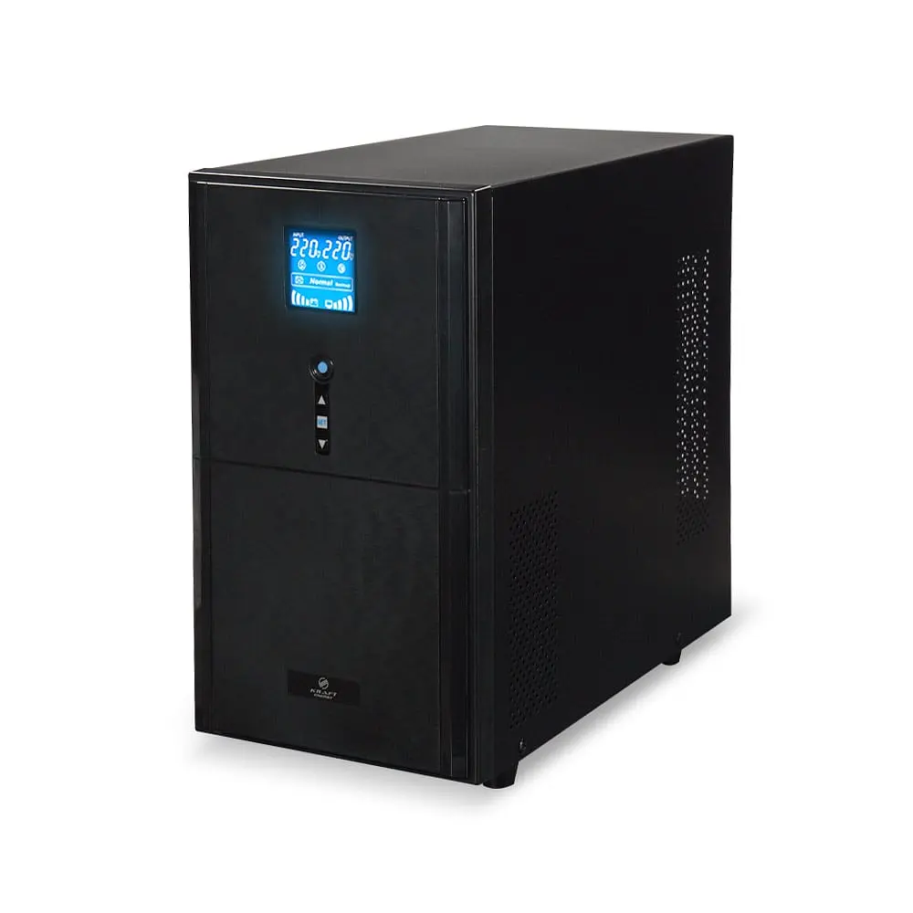 Джерело безперебійного живлення Kraft KRF-PSW3000VA/2400W(LCD)48V UPS під зовнішній акумулятор (42-00064) - фото 7