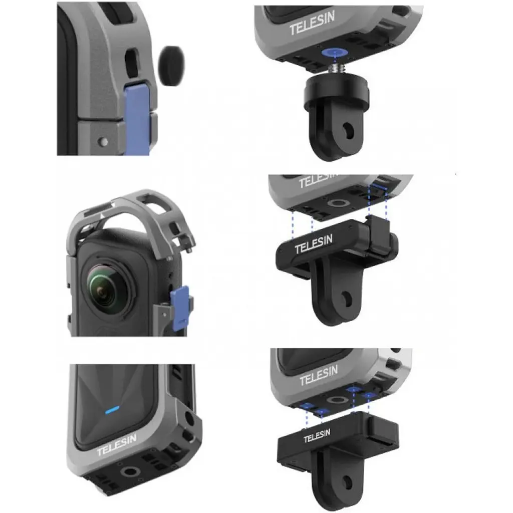 Рамка Telesin S6-FMS-19-TIS для екшн-камери Insta360 X5 - фото 2