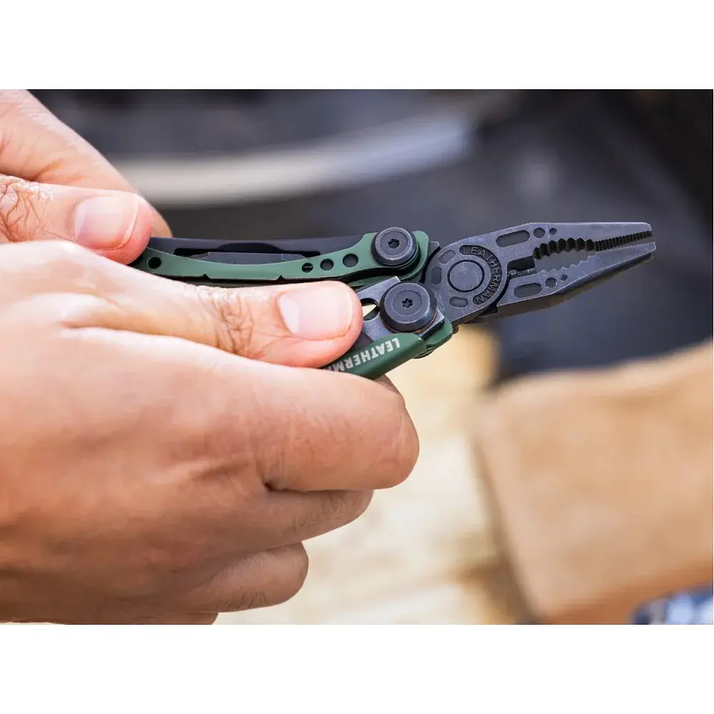 Мультитул Leatherman 833139 Skeletool CX OD Green - фото 8