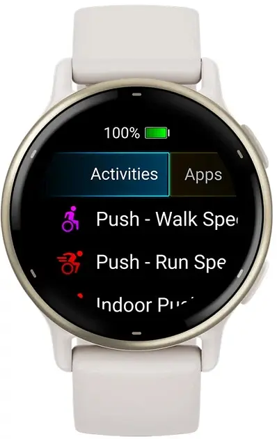Смарт-часы Garmin Vivoactive 5 Cream Gold Aluminum Bezel with Ivory Case and Silicone Band (010-02862-11/5B) - фото 2