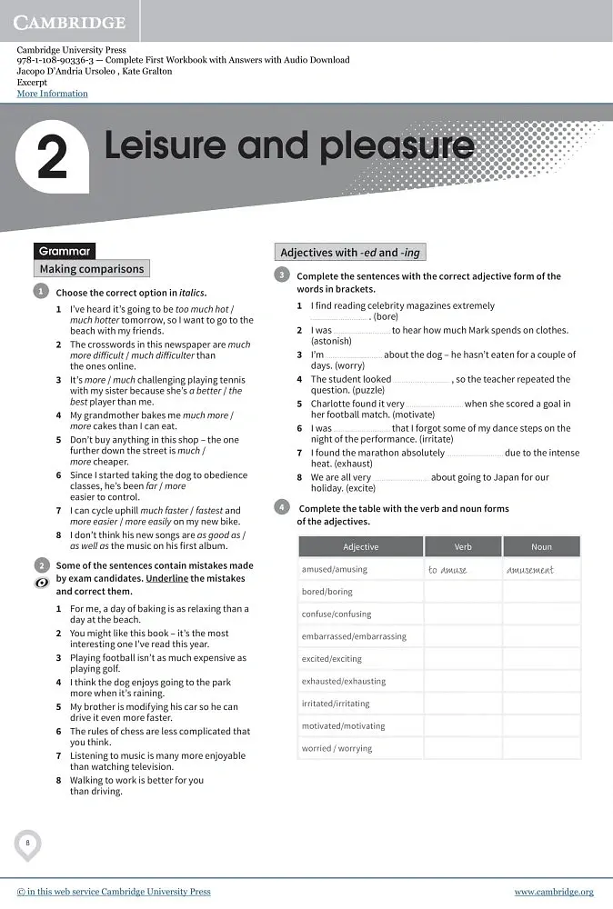 Complete First. Workbook with answers and Downloadable Audio - Jacopo D'Andria Ursoleo - фото 6