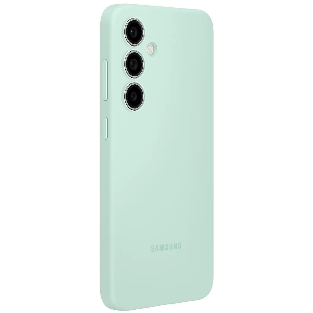 Оригінальний силіконовий чохол Samsung Silicone Case для Samsung Galaxy S24 FE Mint (EF-PS721CMEGWW) - фото 2
