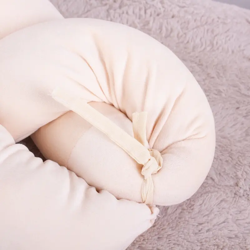 Коса захисна в ліжечко MirSon Kids Time 28-0004 Cream Velvet велюрова рожева - фото 11