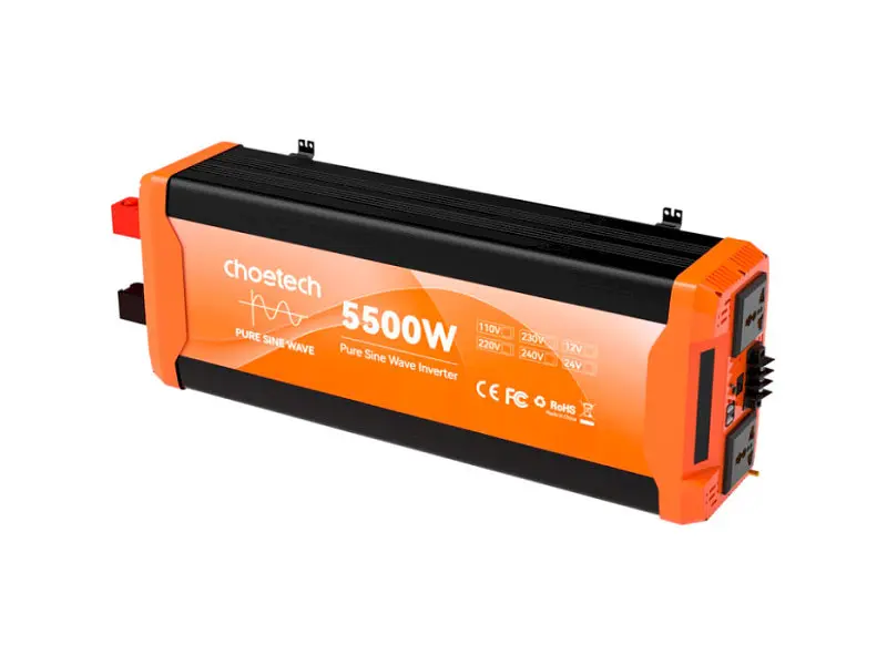 Автомобільний інвертор Choetech CJ5000Q-V2 12V/220V 2500W - фото 3