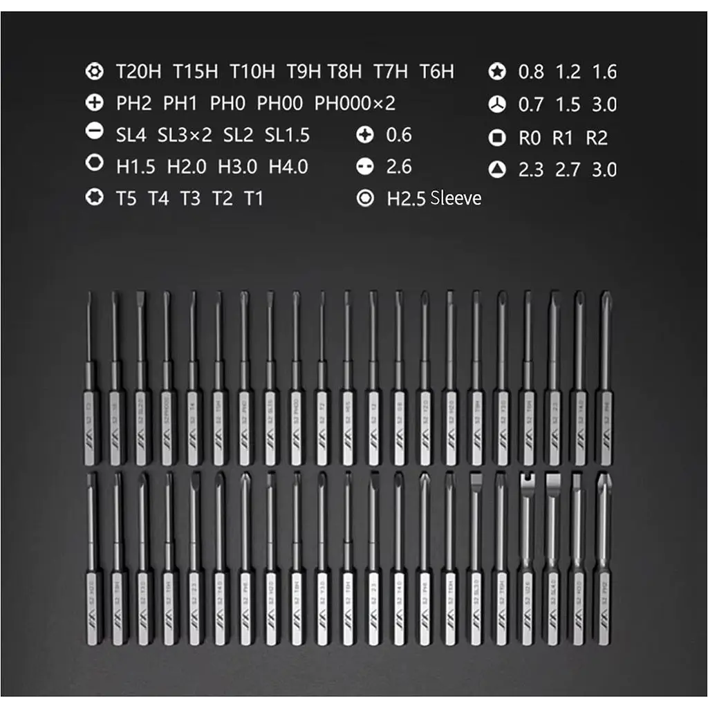Викрутка з комплектом біт JimiHome Screwdriver Set JM-GNT60 [123359] - фото 5