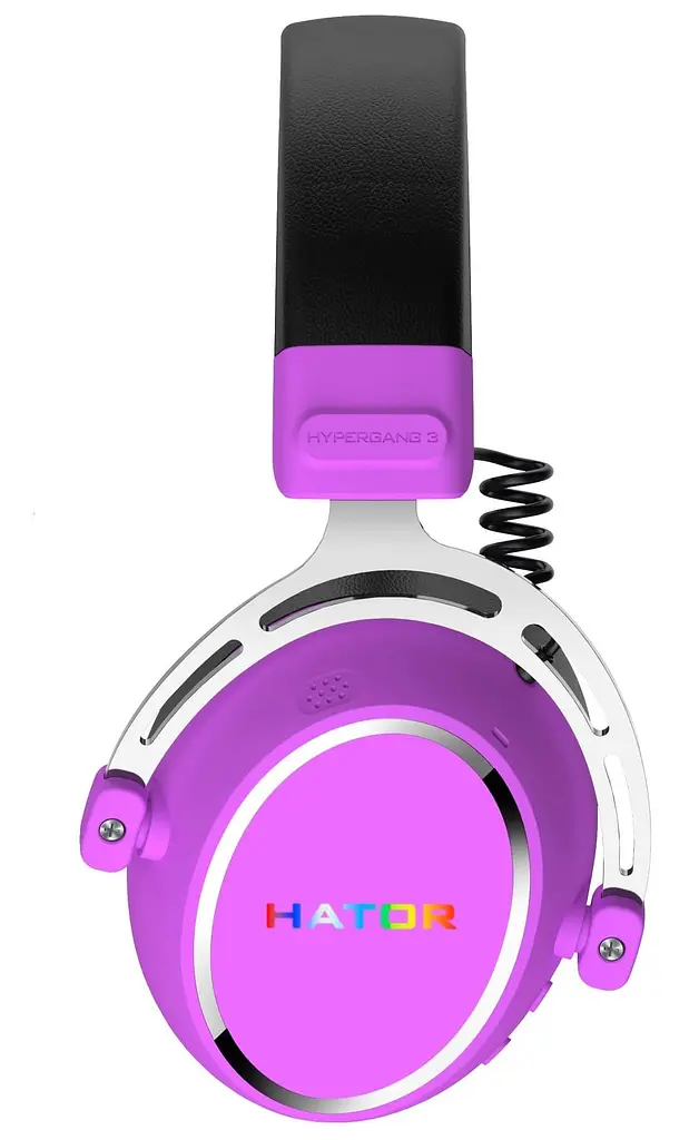 Игровая гарнитура HATOR Hypergang 3 Hi-Res Wireless Cyber Violet (ESH52) - фото 7