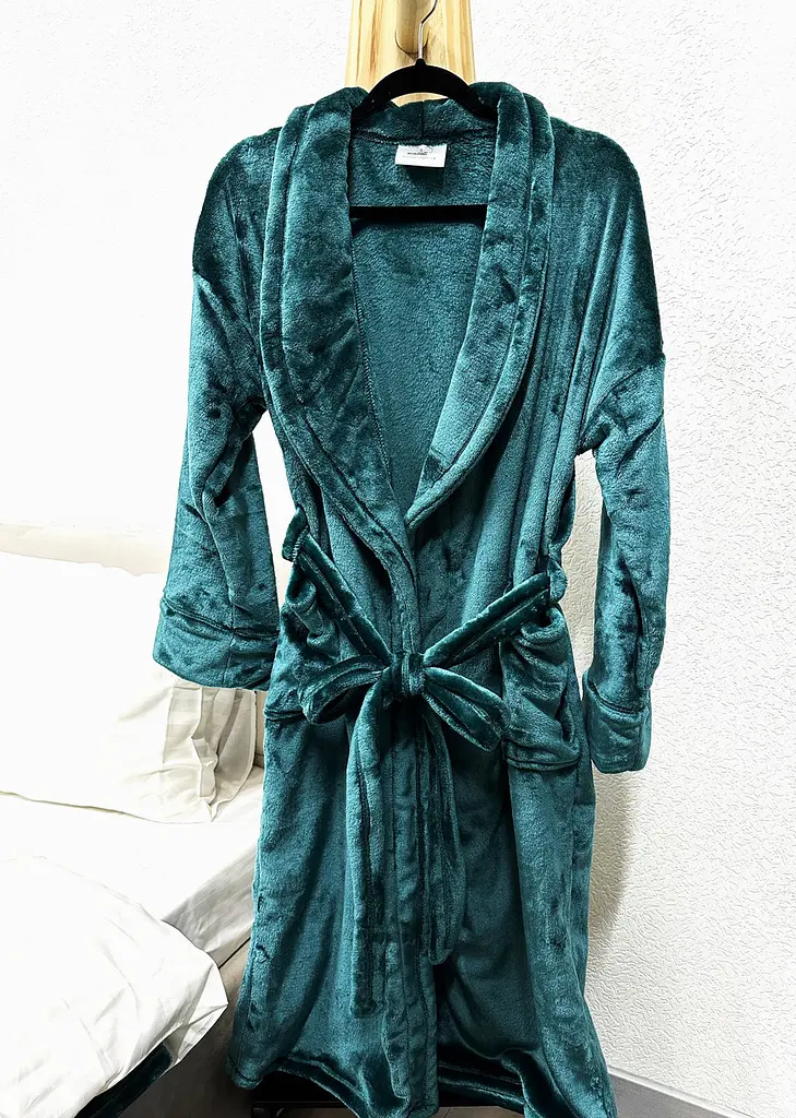 Халат Ecotton XXL з мікрофібри ізумрудний well soft Atlantic (24471) - фото 2