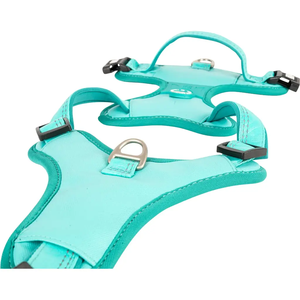Шлея для собак Max & Molly Smart ID Sport Harness Matrix 2.0 Turquoise XL 2.5х42-66х75-105 см - фото 3