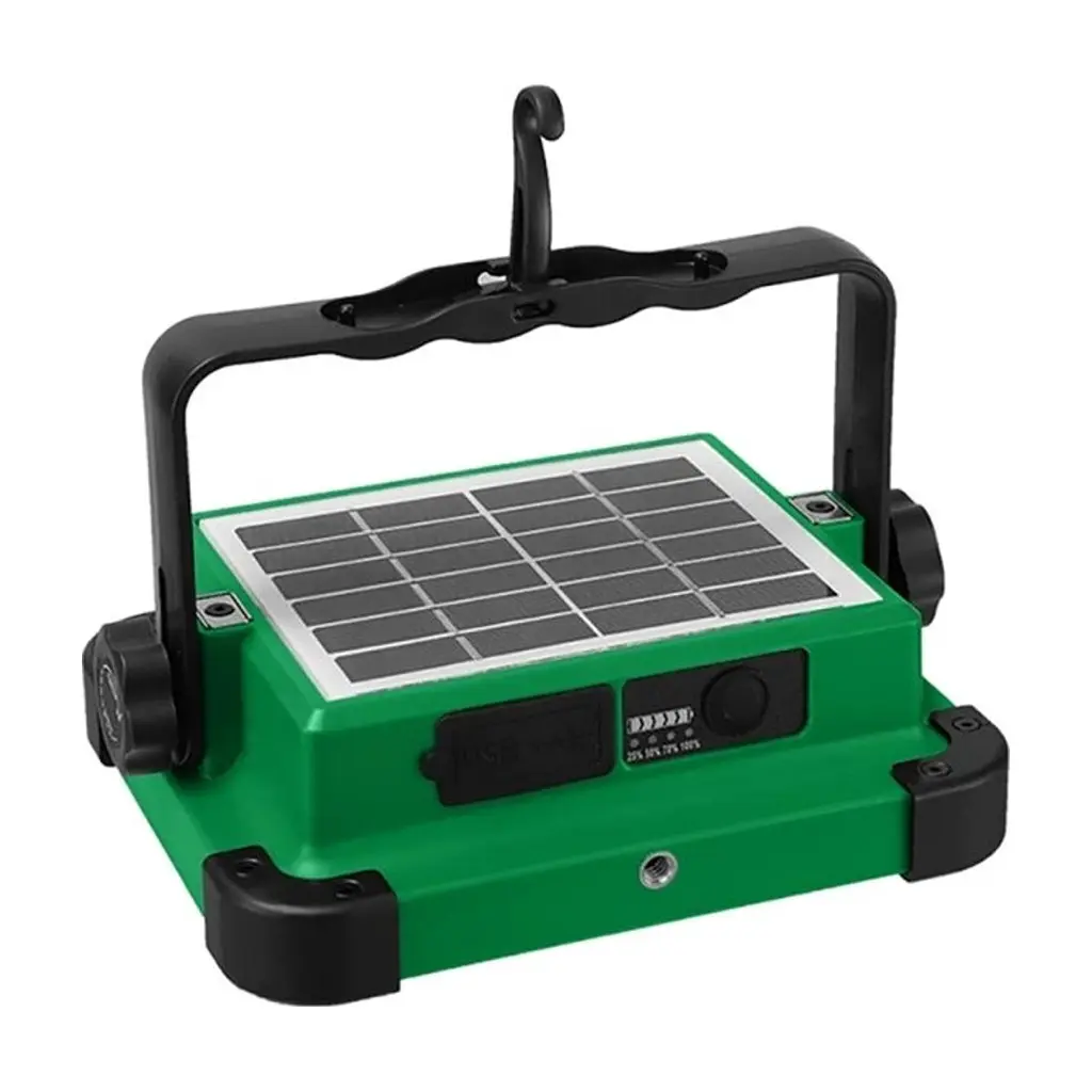 Ліхтар NEWVEW NV-S1 200W Solar Panel 3600mAh Green (NWVW-NV-S1-GN) - фото 3