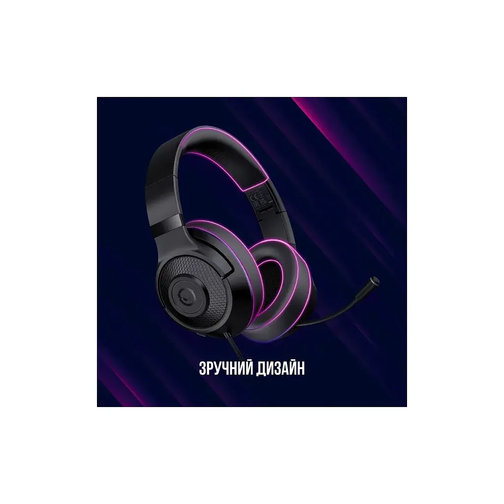 Навушники Lorgar Noah 101 Gaming 3.5 мм Black (LRG-GHS101B) - фото 9