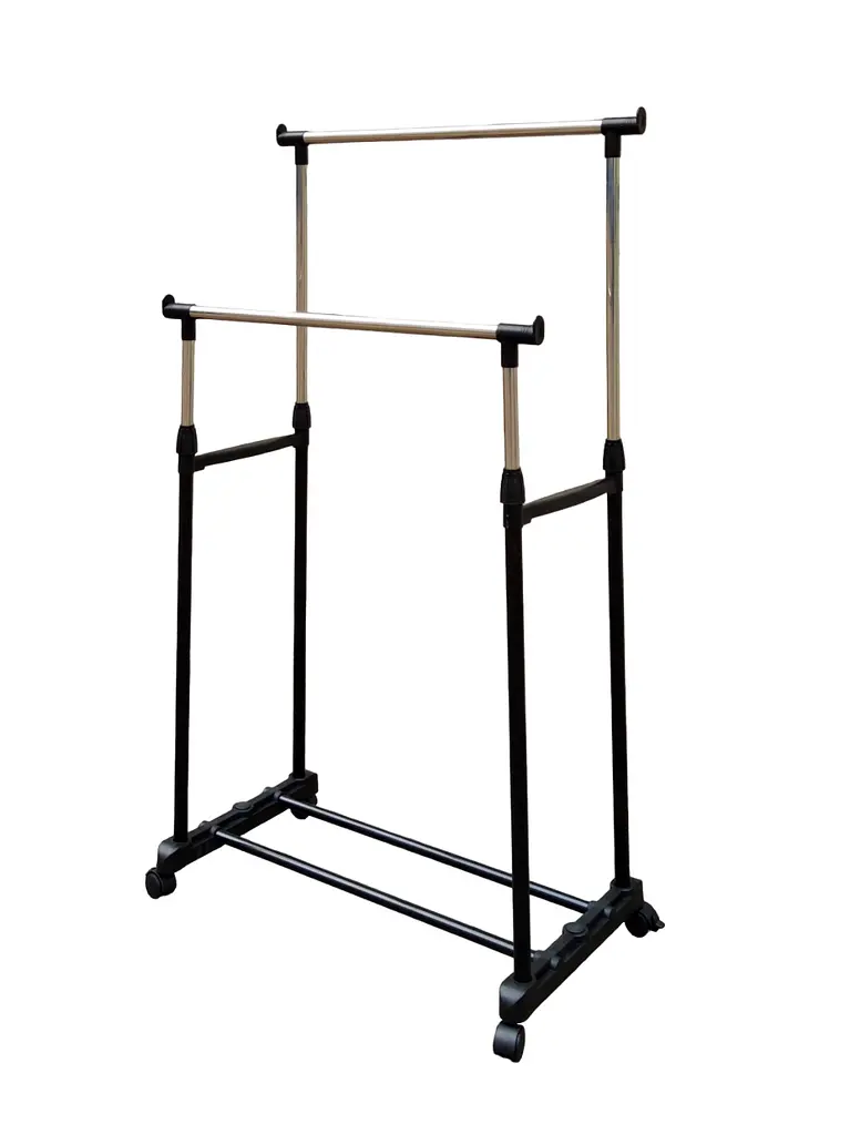 Стойка-вешалка для одежды Vezzer двойная не телескопическая 1.4 м (VZ8030) - фото 3