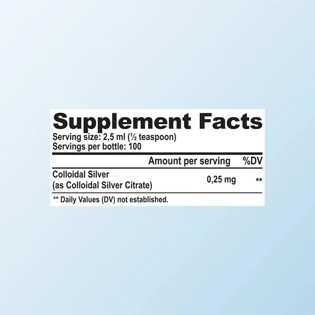 Колоїдне срібло Nano Pure Labs Simply Science Bioavailable Colloidal Silver AG 250мл - фото 7