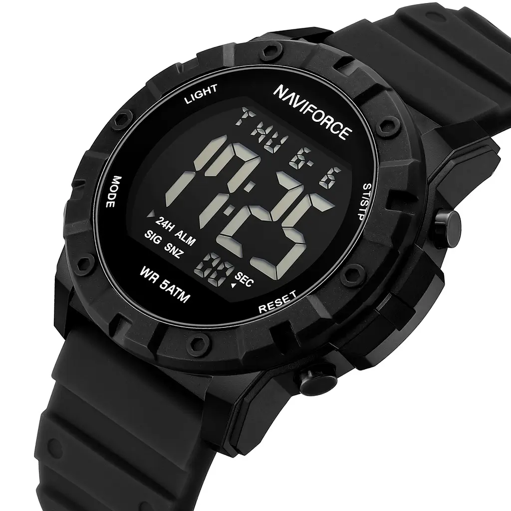 Наручний годинник чоловічий Naviforce Professional Чорний (3273) - фото 2