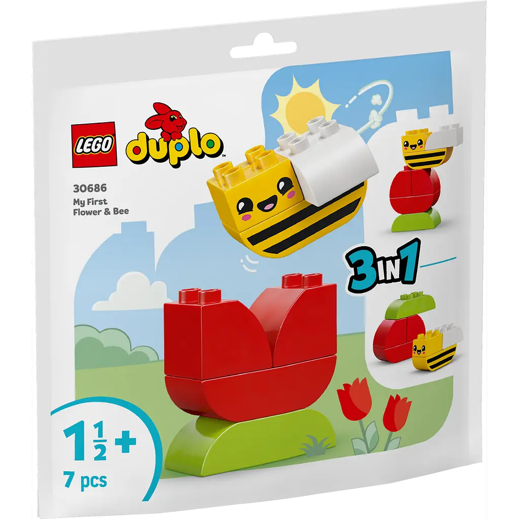 Конструктор LEGO DUPLO Мой первый цветок и пчелка - фото 2