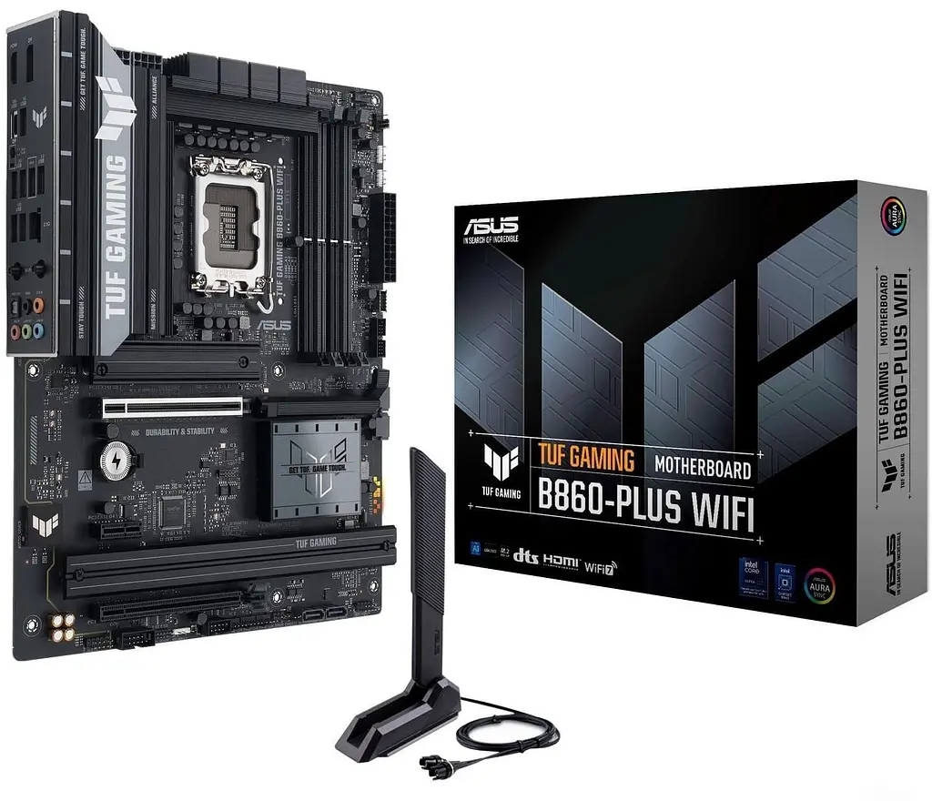 Материнська плата ASUS TUF GAMING B860-PLUS WIFI (TUF GAMING B860-PLUS WIFI) (Socket 1851, Intel B860, ATX) - фото 8