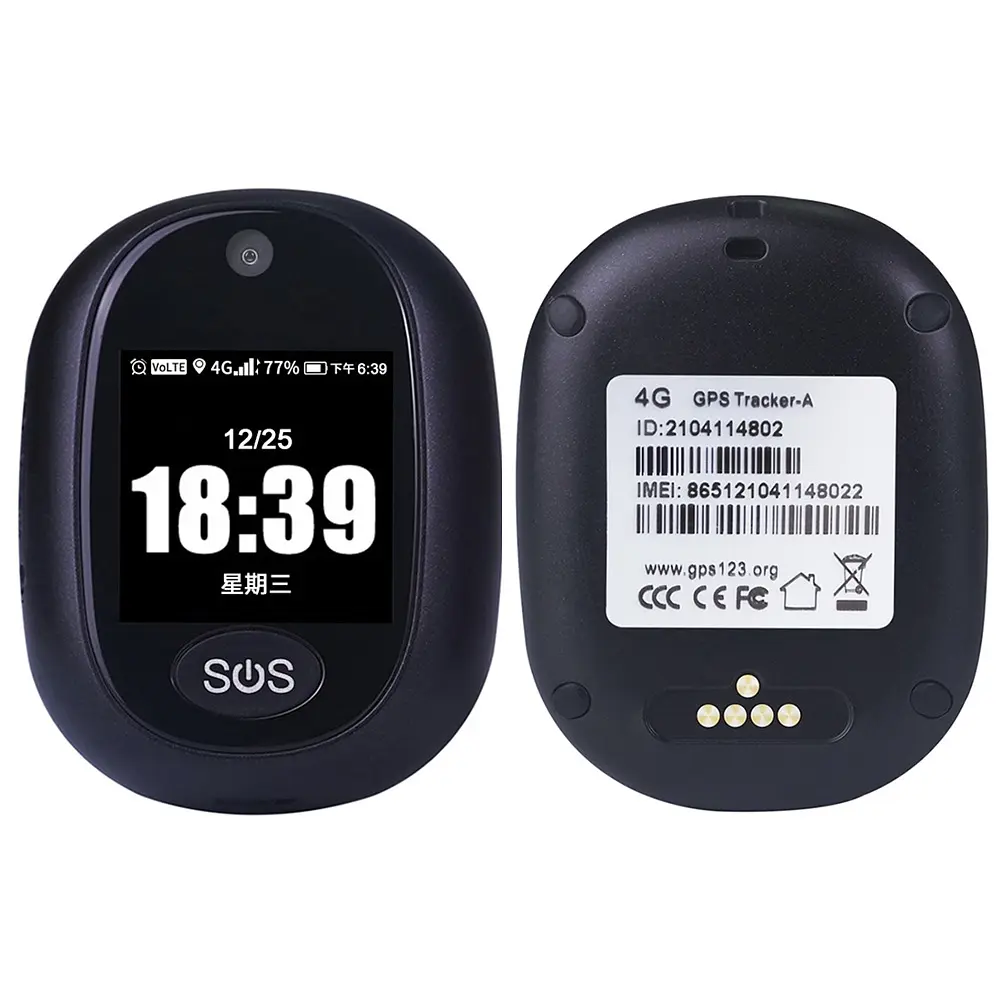 GPS трекер брелок 4G для детей и пожилых людей, с камерой, сенсорным экраном, кнопкой SOS, аудиозвонком, шагомером VJOYCAR RF-V45 (100627) - фото 4