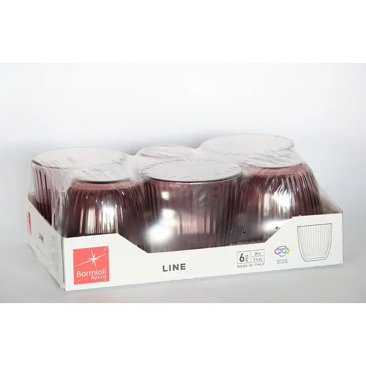 Набір склянок Bormioli Rocco Line water Lilac rose 290 мл 6 шт. (580501VNA) - фото 4