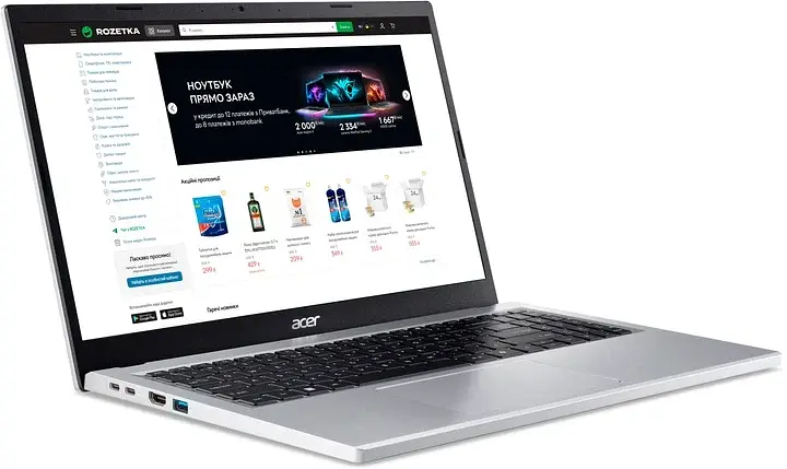 Ноутбук Acer Extensa 15 EX215-35-C82D Pure Silver (NX.EJ6EU.002) UA UCRF - фото 2