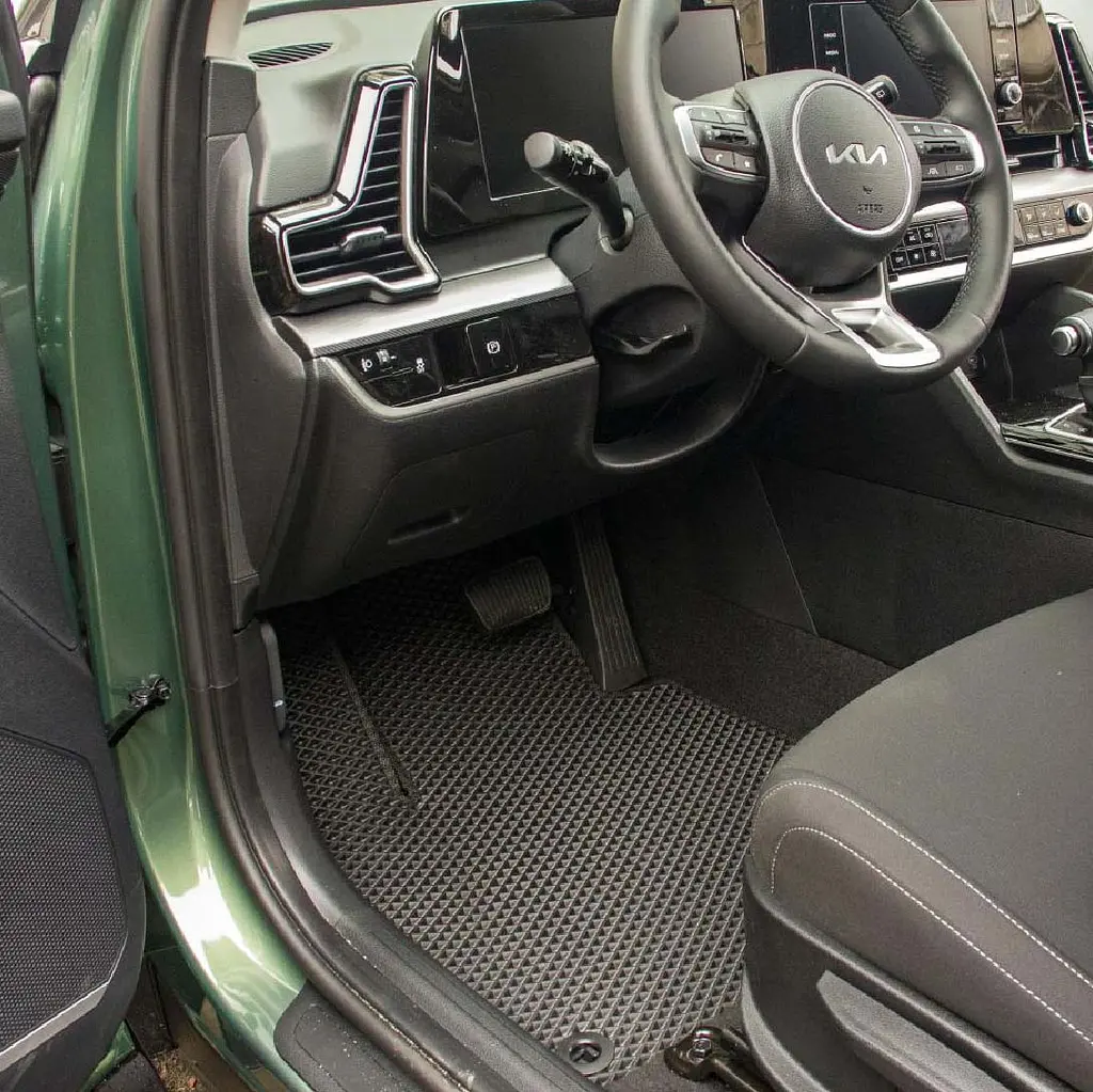 Килимки в салон передні EVA для Kia Sportage (NQ5) 2021- з підп'ятником 2 шт - фото 2