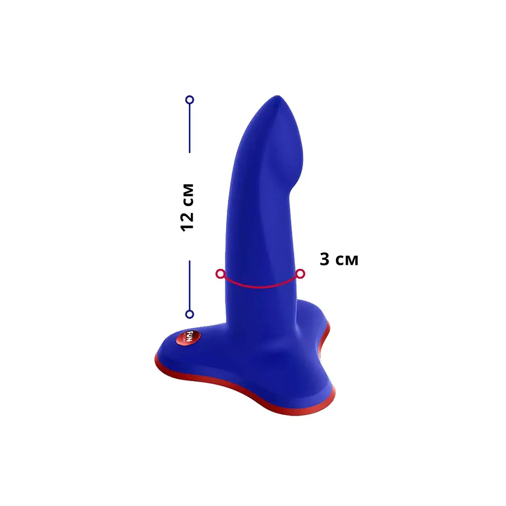 Фаллоимитатор Fun Factory Limba Flex S 12 см синий - фото 3