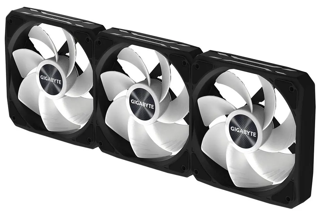 Вентилятор Gigabyte EZ Chain RVS Fan 120 3-Pack Чорний (GP-GBT EZRVSFAN1203) - фото 3